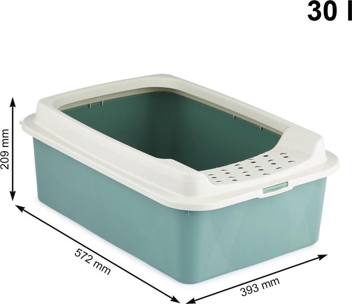 Actual product image Rotho Bonnie M Eco (Cat litter tray open)