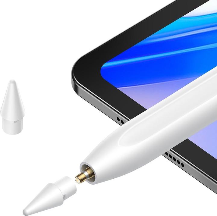 Actual product image Baseus Smooth Writing Stylus with LED Indicators (Active+Passive) White