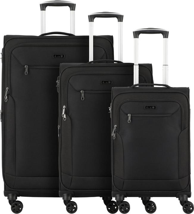 Actual product image D&N Travel Line 6804 - 3-piece suitcase set (196 l, XL (from 140l))