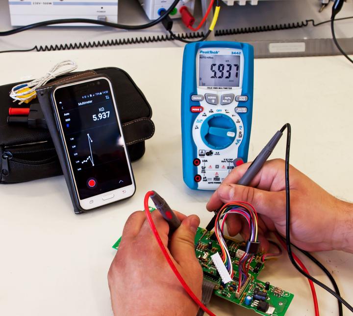 Immagine prodotto Peaktech P 3442 Multimetro digitale a vero RMS (CAT IV 600V, CAT III 1000V)