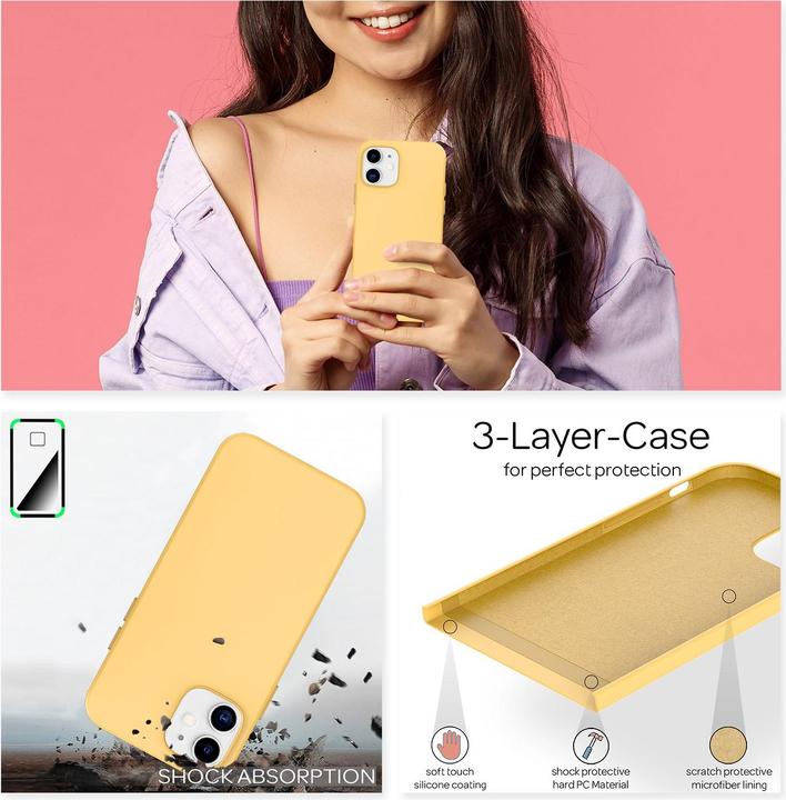 Produktbild Nalia Liquid Silikon Handyhülle (Apple iPhone 12)