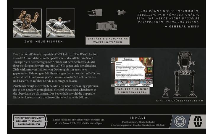 Produktbild FFG Star Wars: Legion - AT-ST-Läufer, Miniaturenspiel, für 2 Spieler, ab 14 Jahren (Deutsch)