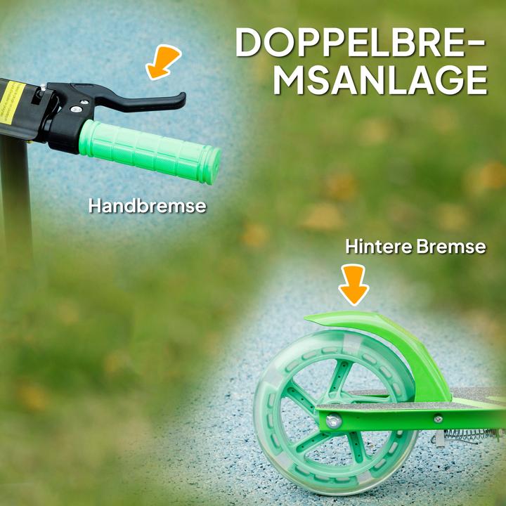 Actual product image Aiyaplay Kinderscooter Kunststoff, Metall Grün