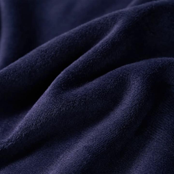 Immagine prodotto VidaXL Giacca con cappuccio da bambino blu navy 128,Materiale: 94 % poliestere (128)