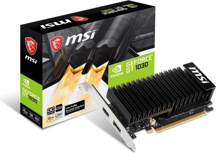 Actual product image MSI Karta graficzna GeForce GT 1030 2GHD4 LP OC 2GB DDR4 (GT 1030 2GHD4 LP OC) (2 GB)
