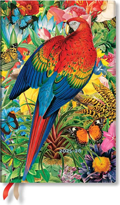 Paperblanks PAPERBLAN Agenda Trop. Garten Maxi 25/26 FD0670-2 1W/2S 18M DE VER SC 13.5x21cm (13.5 x 21 cm, German)