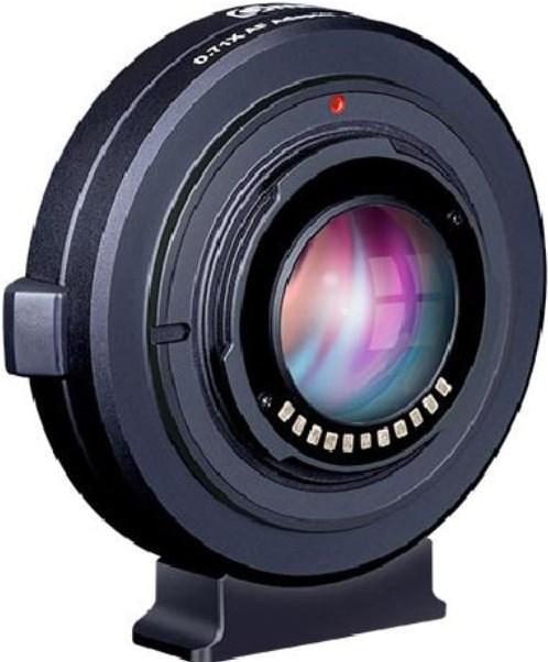 Commlite Adapter Booster Canon EF zu MFT (Weitwinkelkonverter, Canon EF)
