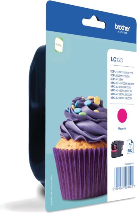Actual product image Brother Lc-123m (M)