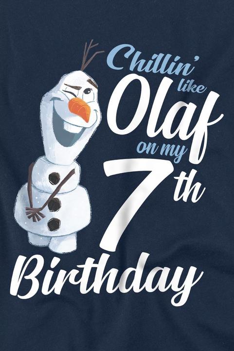 Immagine prodotto Disney Frozen Chillin Like Olaf Maglietta 7° Compleanno Bambini (140)