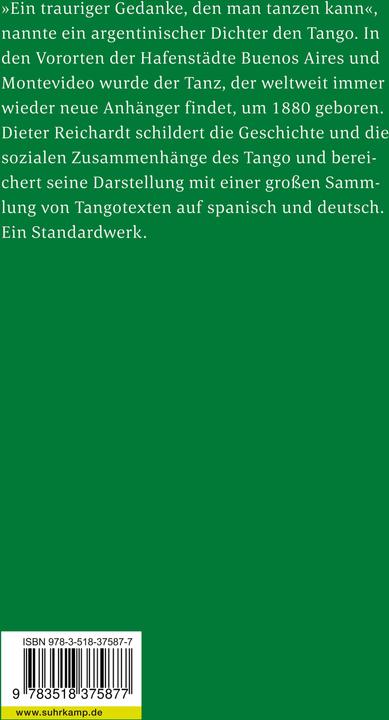 Produktbild Tango (Deutsch, Dieter Reichardt, 1984)