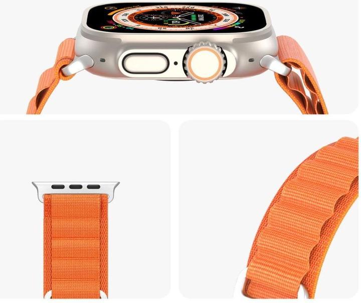 Actual product image Dux Ducis Sport Buckle Strap for Apple Watch 8/7/6/SE/5/4/3/2/1 (41, 40, 38mm) Strap GS Version - Or (41 mm, 38 mm, 40 mm, Nylon)
