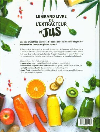 Image du produit Larousse pratique Le grand livre de l'extracteur de jus (Français, Collectif, 2021)