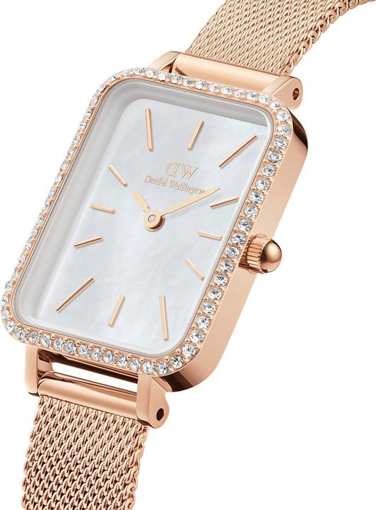 Immagine prodotto Daniel Wellington DW00100674 Damenuhr Quadro Lumine Bezel Melrose 26mm 3ATM
