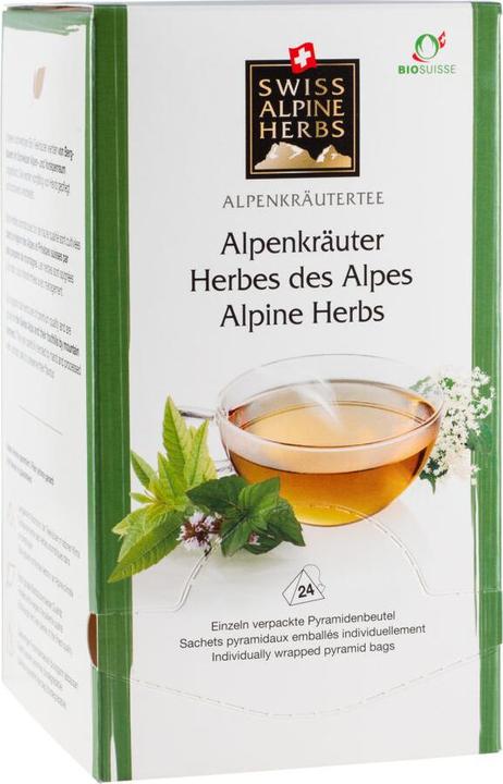 Produktbild Swiss Alpine Herbs Bio Knospe CH Tee Alpenkräuter (24 g)