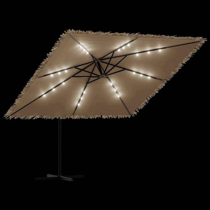 Image du produit VidaXL Parasol avec LED et mât (2.90 m)