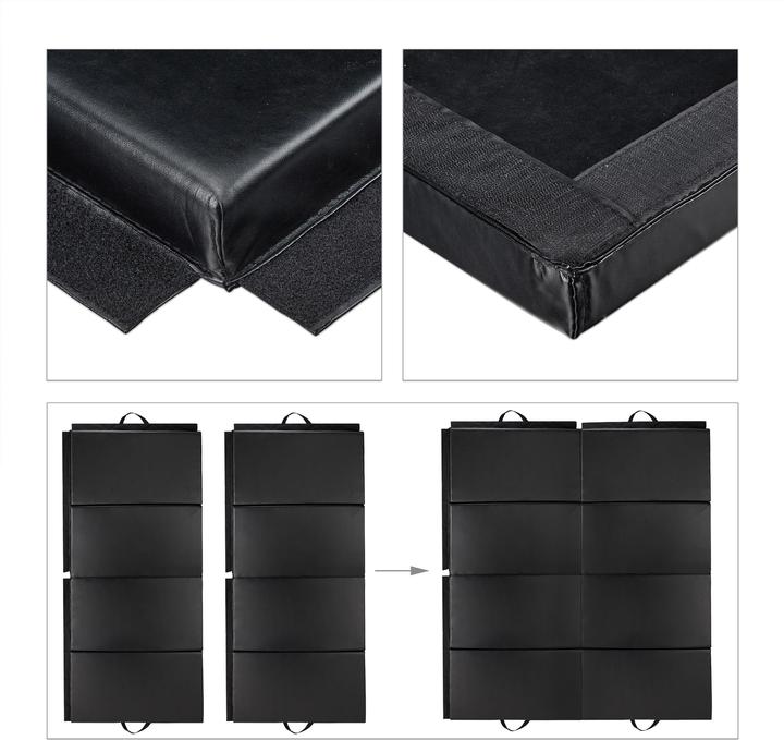 Produktbild Relaxdays Turnmatte schwarz