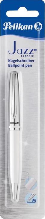Image du produit Pelikan Stylo bille Jazz Classic 807135 perle blanc métal (Blanc nacré, 1 x)