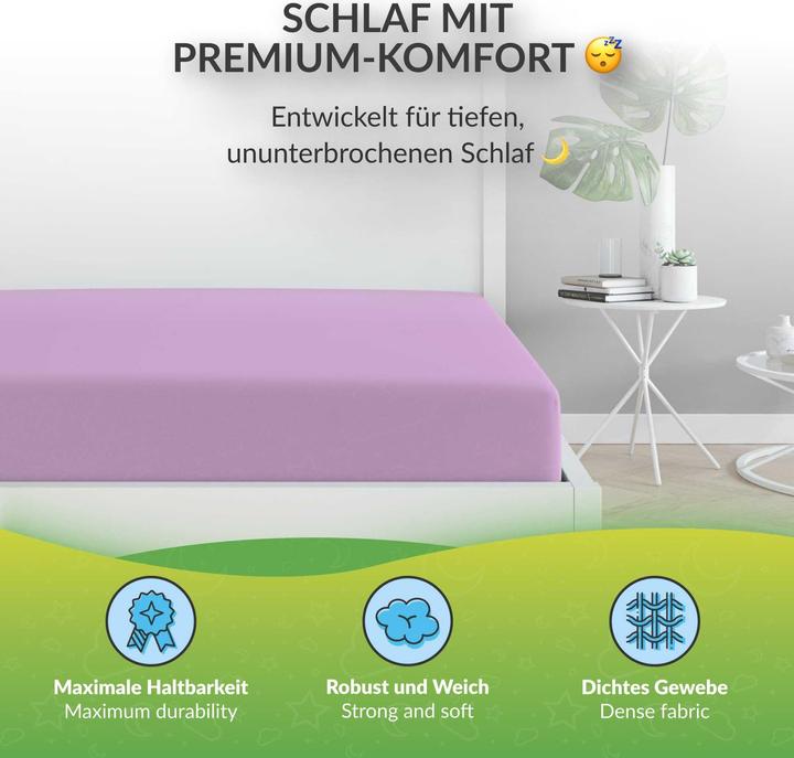 Produktbild Etérea Microfaser Jersey Spannbettlaken (60 x 120 cm, 70 x 140 cm)