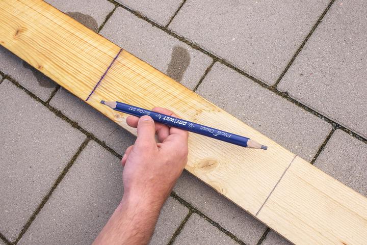 Actual product image Pica Carpenter's lead/copy pencil 547/24 length 24 cm 2H/copy lead unsharpened (2H, 1 x)