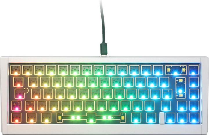Produktbild Ducky Outlaw 65 Gaming Tastatur, Barebone - silber (ANSI) (US, Kabelgebunden)