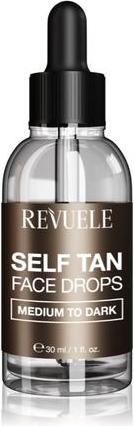 Actual product image Revuele Paradise Bronze Self Tan Face Drops - Medium To Dark, 30 ml (Self tanning foam, 30 ml)