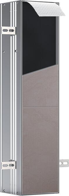 Emco WC-Modul ASIS PLUS UP 658x154mm Türanschl rechts Aluminium