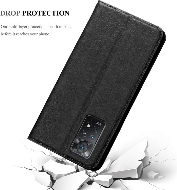 Productafbeelding Cadorabo Hoesje voor Xiaomi RedMi NOTE 11 PRO 4G / 5G in Boek Invis. Magneetstijl (Redmi Note 11 Pro 5G, Xiaomi Redmi Note 11 Pro)