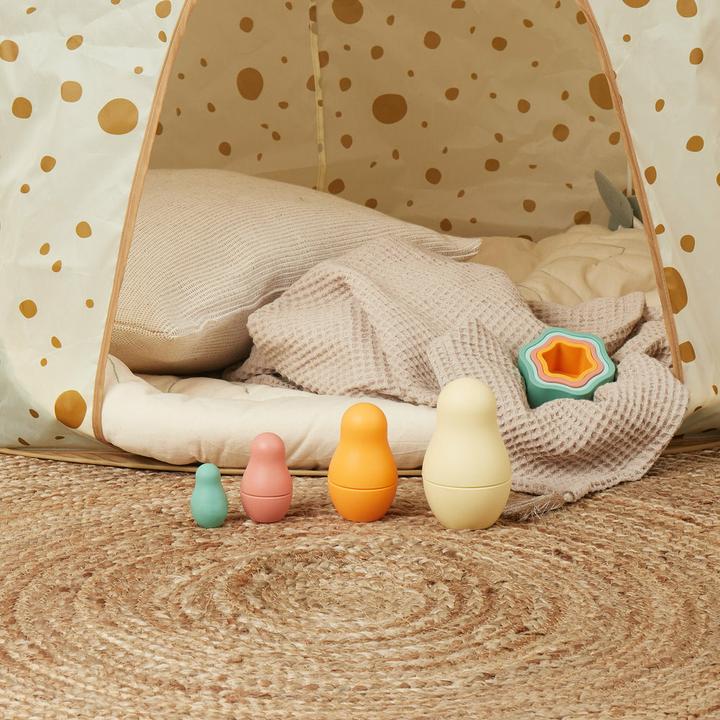 Image du produit Bieco Jouet empilable Matriochkas en silicone Tropical Vibes
