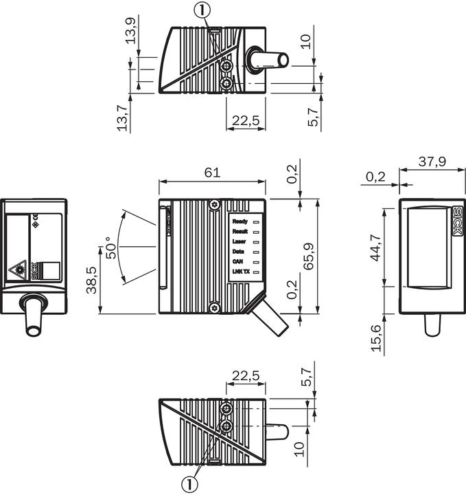 Actual product image Sick Barcode scanner