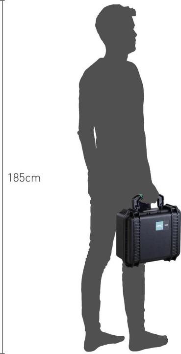 Image du produit HPRC 2300 Valise avec poche intérieure en Cordura (Mallette photo, 23 l)