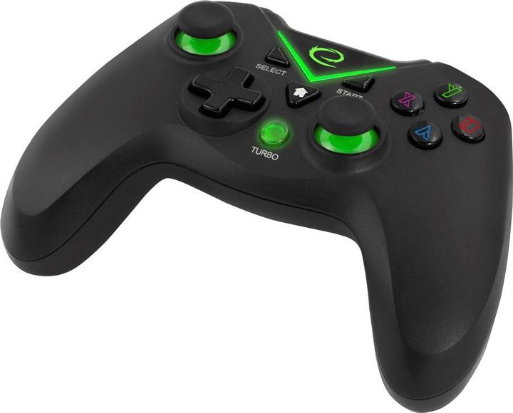 Immagine prodotto Esperanza EGG112K Gamecontroller Gamepad PS3 XBOX ONE PC USB 2.0 Nero (PC, Xbox One S, PS3)