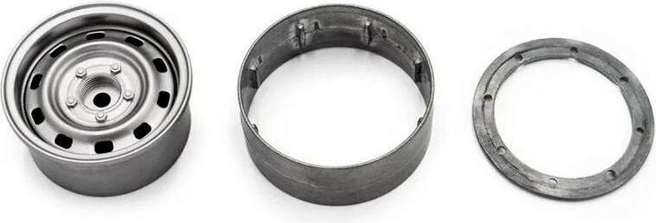 Actual product image Hobbytech Rims 1.9" Metal Beadlock Classic 2 Grey, 4