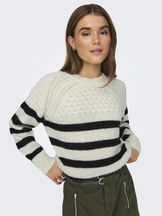 Produktbild Only ONLBILLIE LIFE LS STRIPE O-NECK EX KNT Strickpullover (S)
