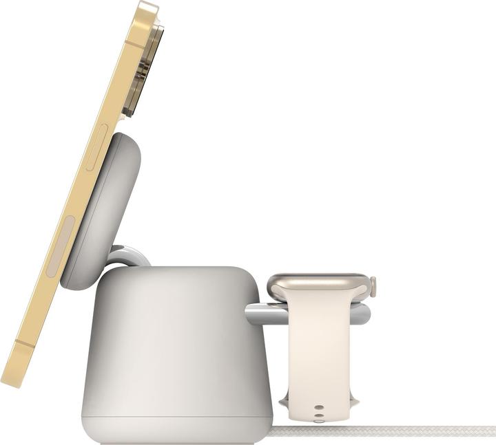 Image du produit Belkin BOOST Charge PRO 15W mag. Lad.Qi2 2in1 sand WIZ027vfH37 (15 W)