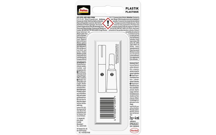Actual product image Pattex Plastix (2 g, 4 ml)