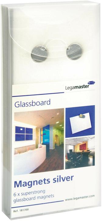 Legamaster Haftmagnete für Glasboard (6 x)