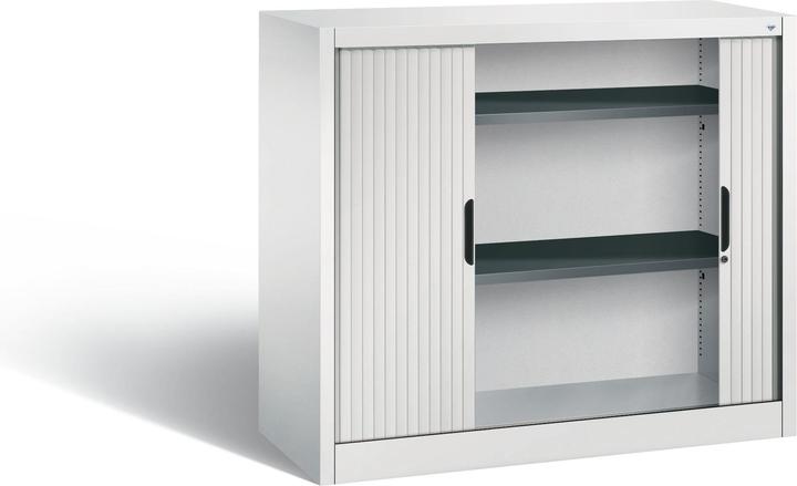 Actual product image C+P Roller shutter cabinet with horizontal blind (120 x 42 x 103 cm)
