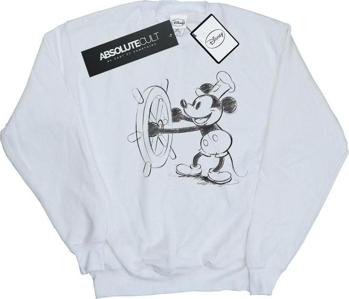 Disney Mickey Mouse Steamboat Sketch Sweatshirt (XL)