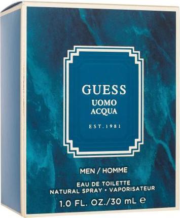 Actual product image Guess Uomo Acqua EDT 30 ml (Eau de toilette, 30 ml)