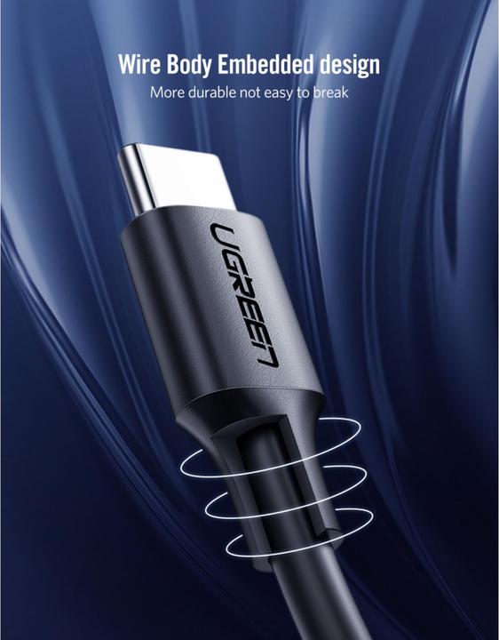 Image du produit Ugreen USB-C Power Delivery QC 3.0 20V 3A 60W (2 m, USB 2.0)