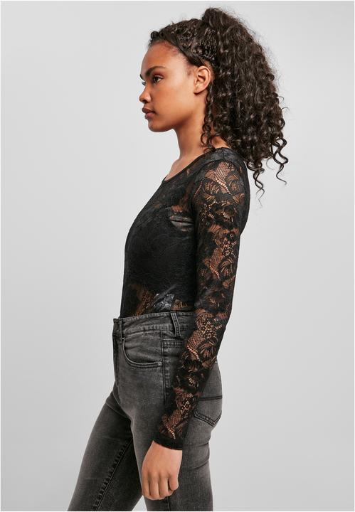 Immagine prodotto Urban Classics Body donna in pizzo a maniche lunghe (S)