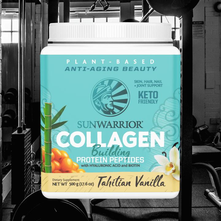 Produktbild Sunwarrior Collagen Building Protein Peptides Tahitian Vanilla (1 Stück, Pulver, 500 g)