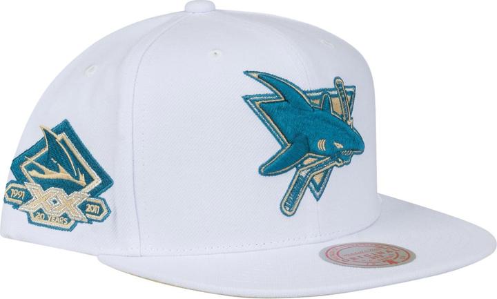 Actual product image Mitchell & Ness White San Jose Sharks (One size)