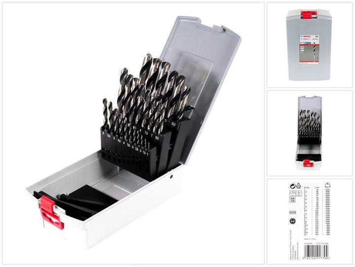 Produktbild Bosch Professional Zubehör HSS-Spiralbohrer-Set PointTeQ, 25-tlg., ProBox, 1–13 mm (11.5 mm, 12 mm, 12.5 mm, 13 mm, 8.5 mm, 9 mm, 9.5 mm, 10 mm, 10.5 mm, 11 mm, 5.5 mm, 6 mm, 6.5 mm, 7 mm, 7.5 mm, 8 mm, 2.5 mm, 3 mm, 3.5 mm, 4 mm, 4.5 mm, 5 mm, 1 mm, 1.5 mm, 2 mm)