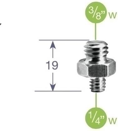 Produktbild Manfrotto 3 8 auf 1 4 (Stativadapter)