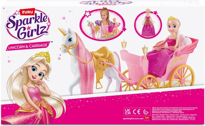 Actual product image Komelon SPARKLE GIRLZ playset royal horse carriage, 10068