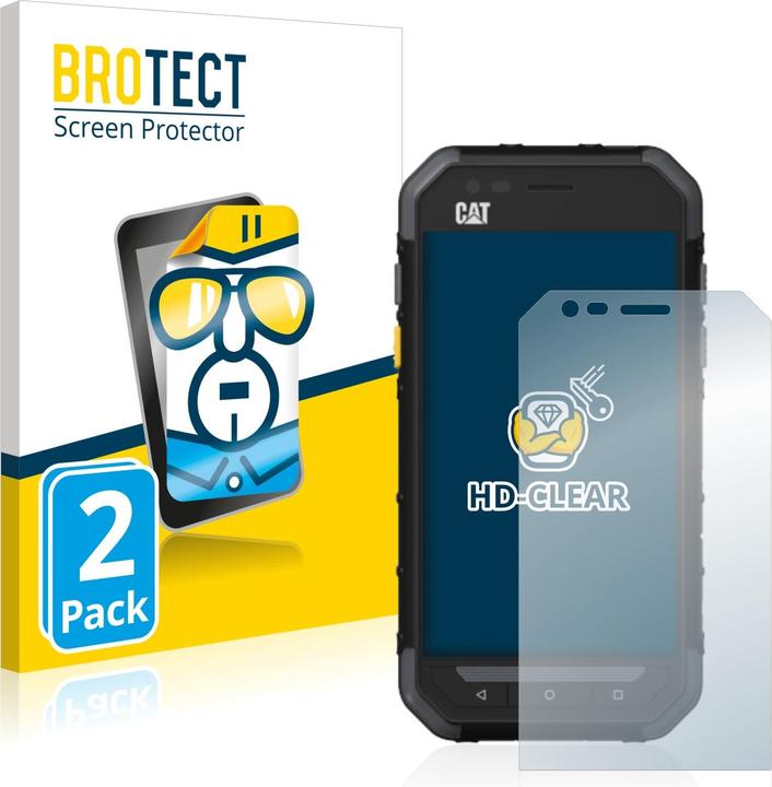 Produktbild BROTECT Schutzfolie Displayschutz Klar (2 Stück, CAT S30)