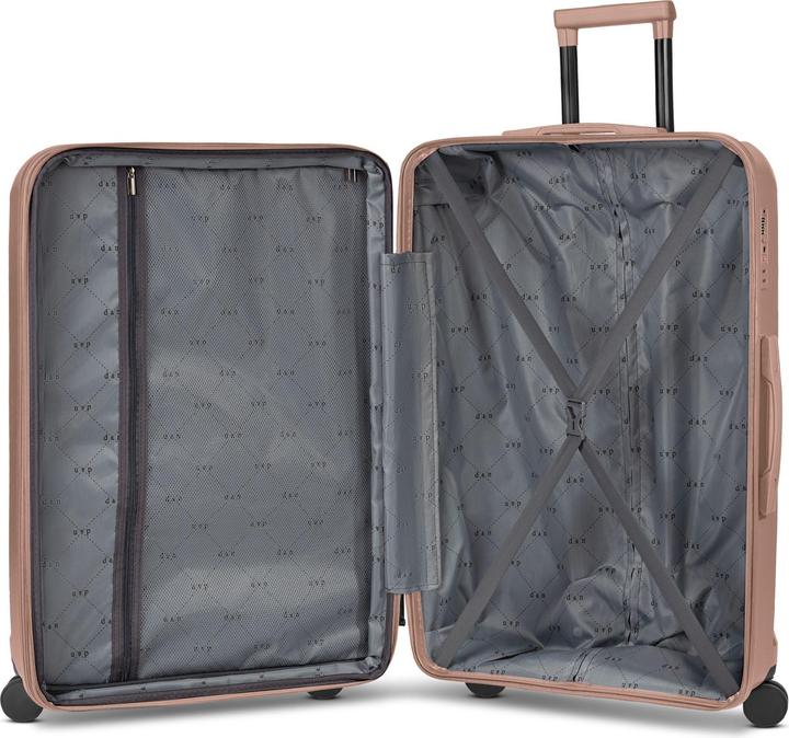 Actual product image D&N South Dakota 4 Rollen Trolley L 76 cm mit Dehnfalte (95 l)