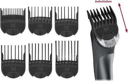 Image du produit Moser 1802-7000 Attachment comb set 6pcs (3/6/9/12/18/25 mm (6 x)