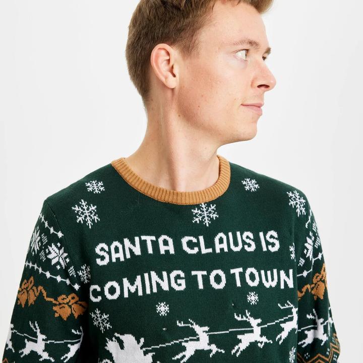 Immagine prodotto Christmas Sweats Babbo Natale sta arrivando in città (XL, XXL)
